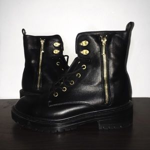 Black Combat Boots
